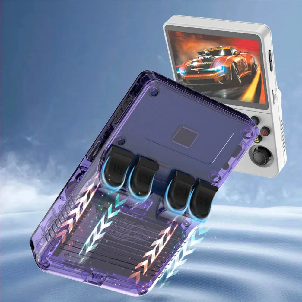 R36S Retro Handheld Game Console Linux System Portable Classic Games Pocket Game Video Players 3.5Inch IPS Screen 64GB Boy Gift