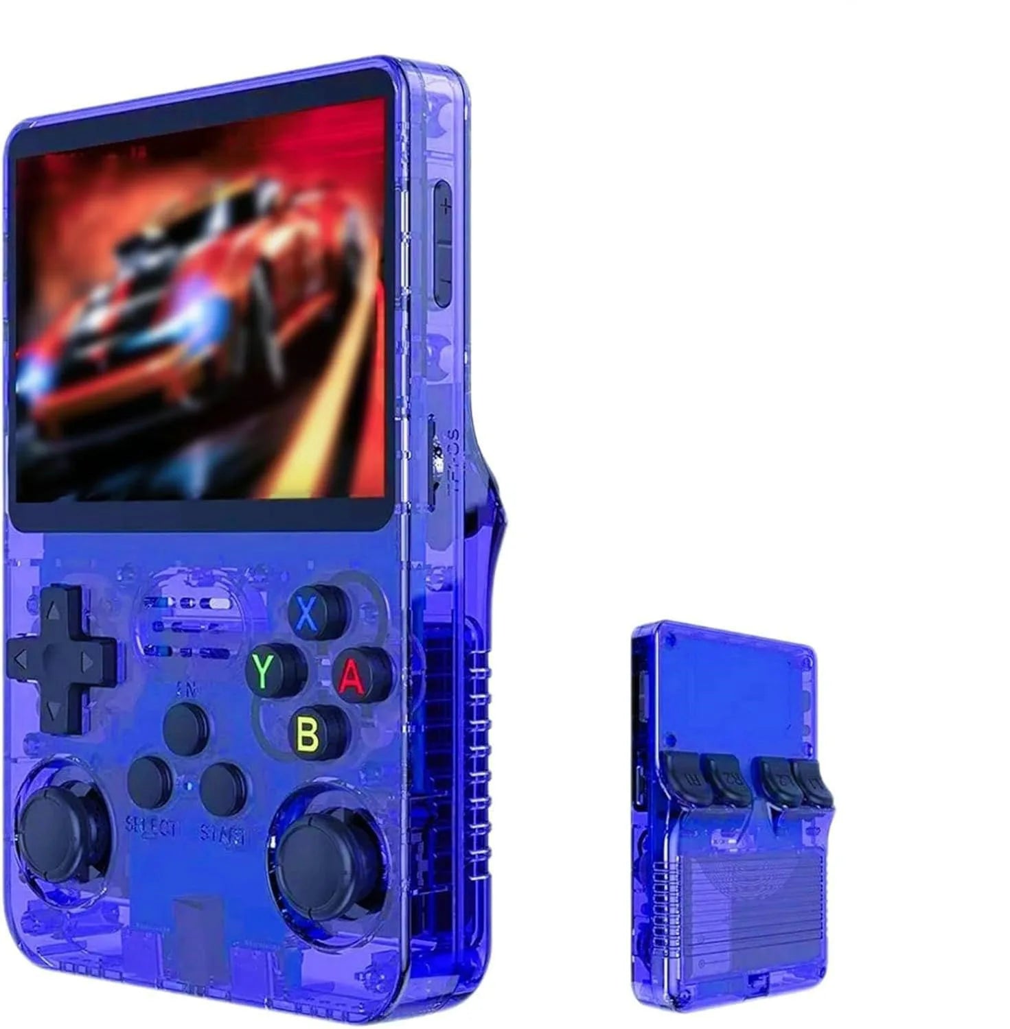 R36S Retro Handheld Game Console Linux System Portable Classic Games Pocket Game Video Players 3.5Inch IPS Screen 64GB Boy Gift