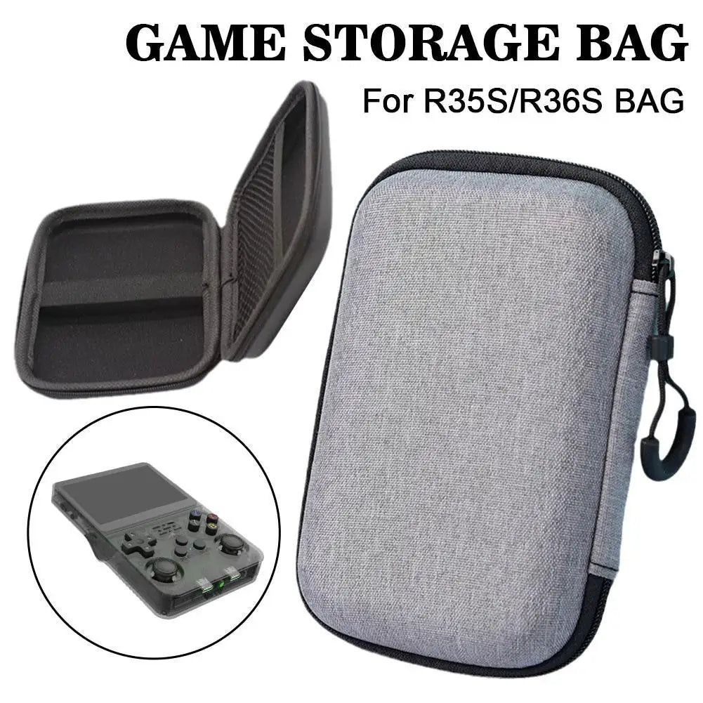 Portable Game Case for r36s Retro Handheld Video Game Console Protective Storage Console Bag Carry Case