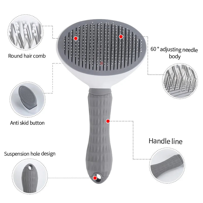 Pet for dog combing special comb long-haired dog to remove floating hair needle comb pet dog combing brush pet supplies
