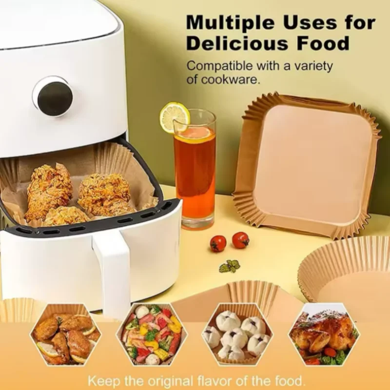 50Pcs Disposable Air Fryer Paper