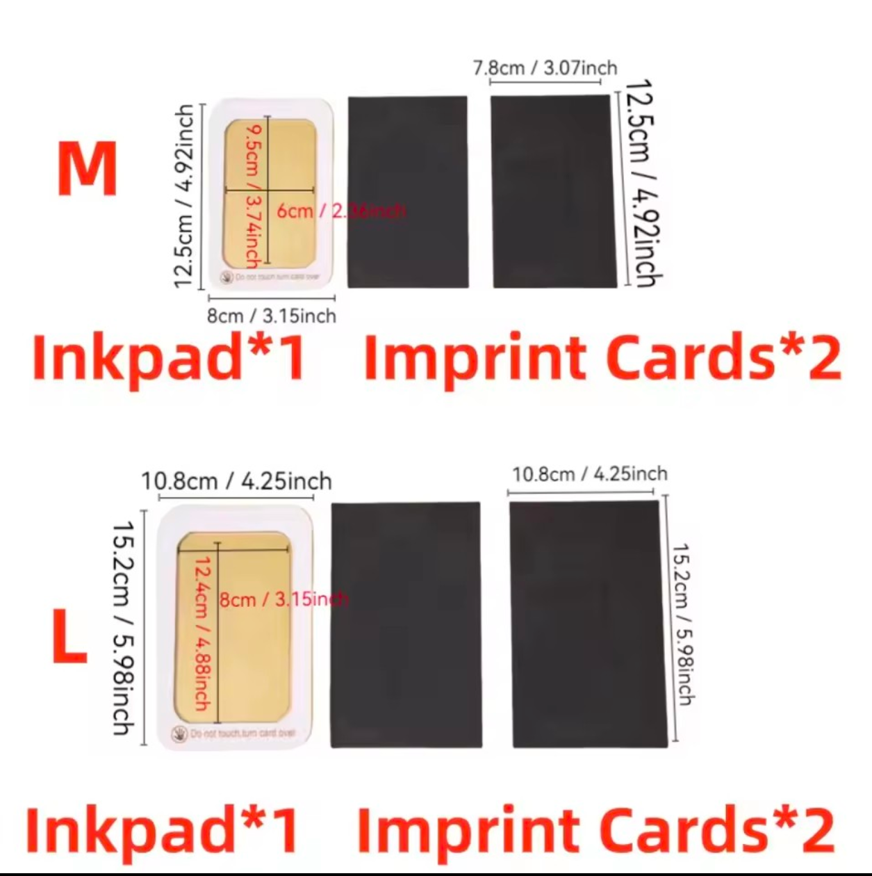 Pet Paw Print Kit With 1 Ink Pad & 2 Imprint Cards
