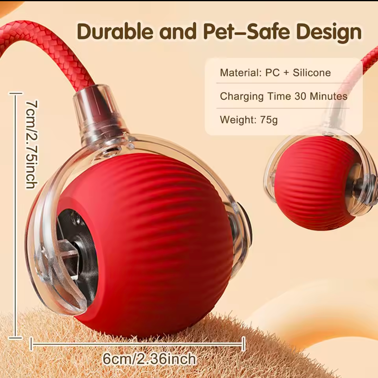 Cat Interactive Ball Toy