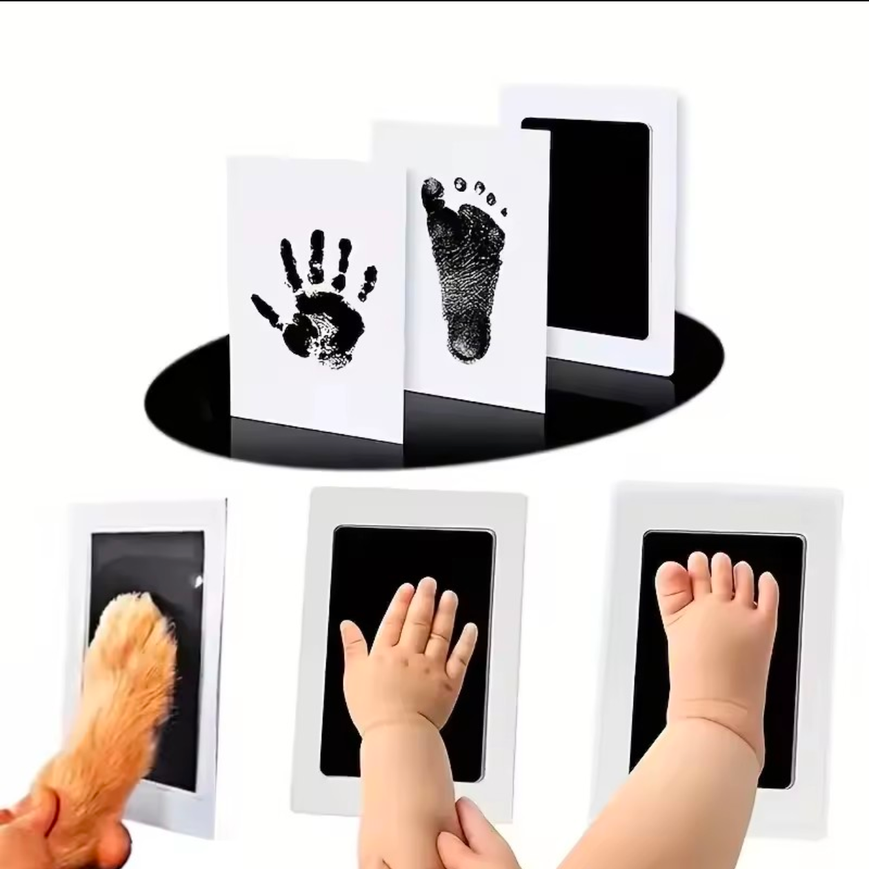 Pet Paw Print Kit With 1 Ink Pad & 2 Imprint Cards