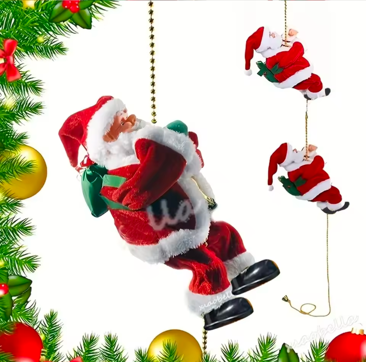 Climbing Santa Claus