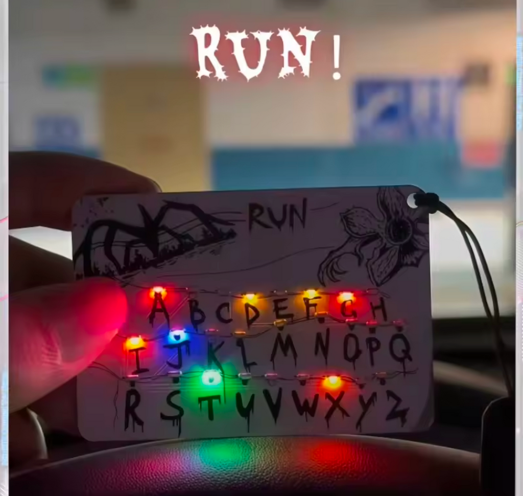 Stranger Things Movie Merchandise Card Light