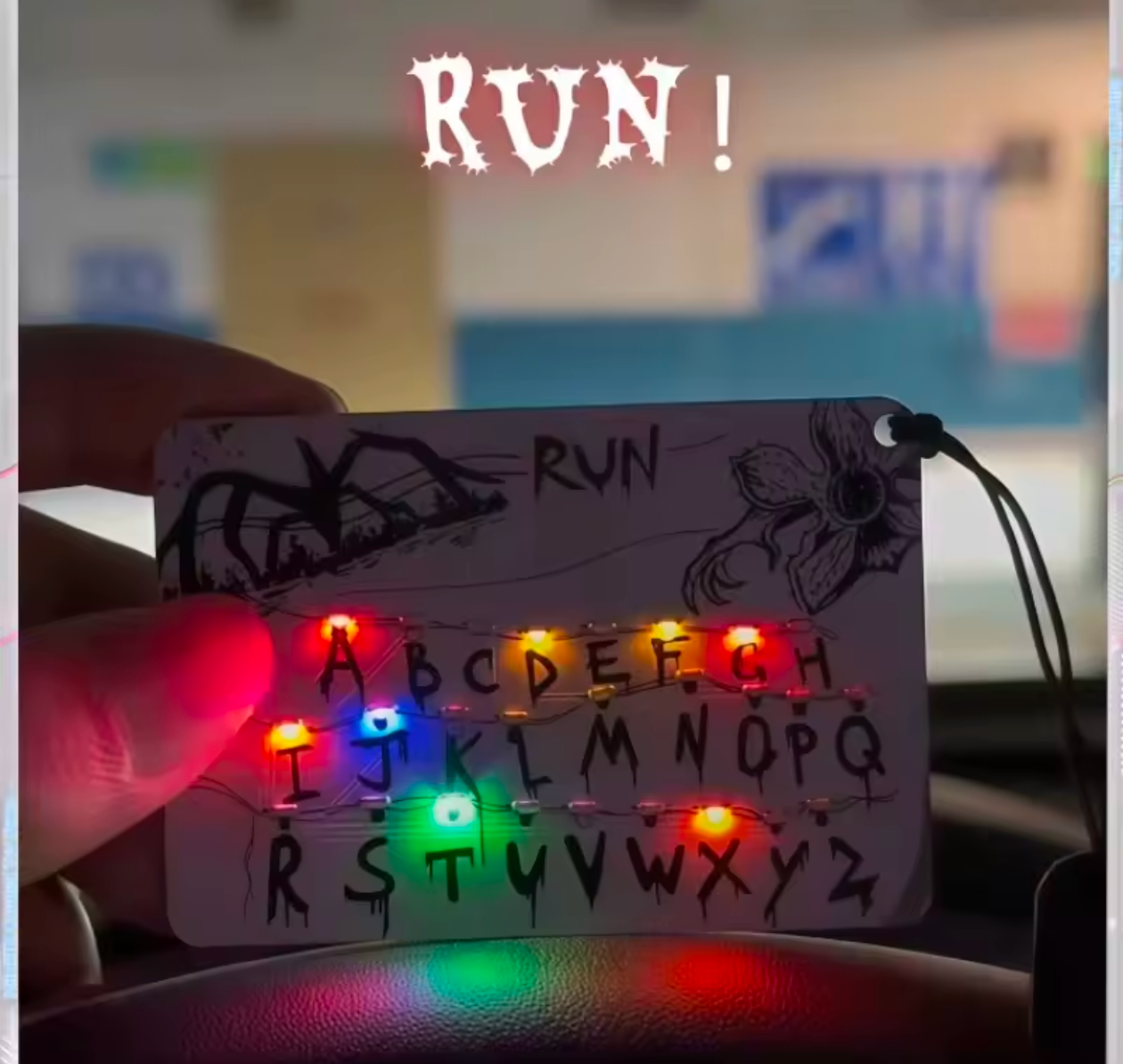 Stranger Things Movie Merchandise Card Light