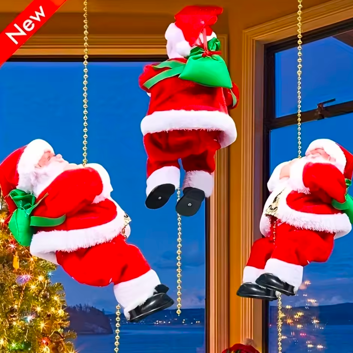 Climbing Santa Claus